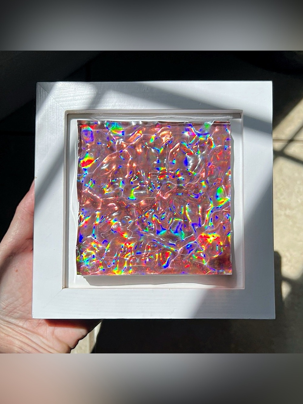 Rainbow Rose Aqua Art